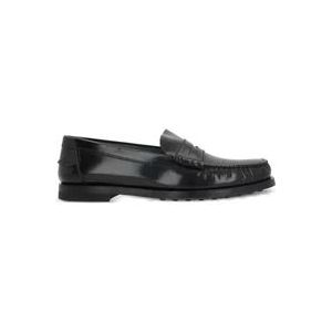 Tod's Zwarte Loafers voor Heren , Black , Dames , Maat: 39 EU