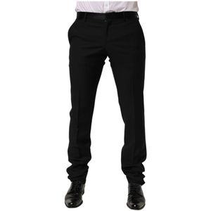 Dolce & Gabbana, Heren, Broeken, Zwart, Maat: M
