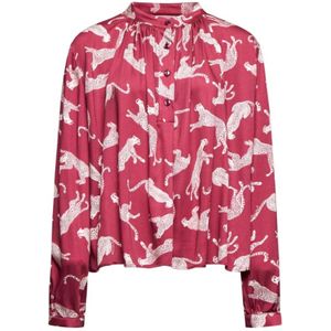 Silvian Heach, Dames, Blouses & Shirts, Veelkleurig, Maat: 2XS Viscose,