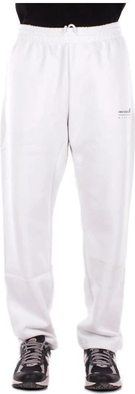 New Balance - Grijze Logo Front Broek - Heren - Regular Fit - Katoen