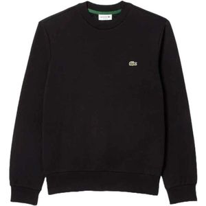 Lacoste, Heren, Sweatshirts & Hoodies, Zwart, Maat: L Katoen,