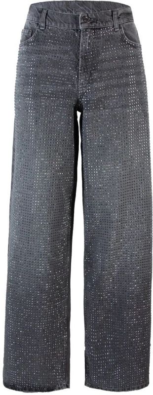 Liu Jo - Jeans - Grijs - Baggy - Mid Waist - 5-Pocket-Style