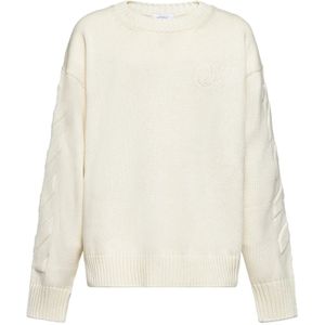 Off White, Heren, Truien, Beige, Maat: L Katoen,