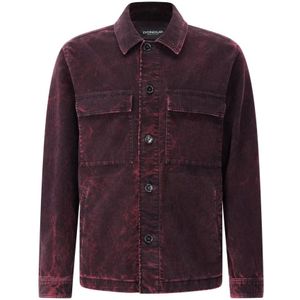 Dondup, Heren, Jassen, Rood, Maat: XL Corduroy,