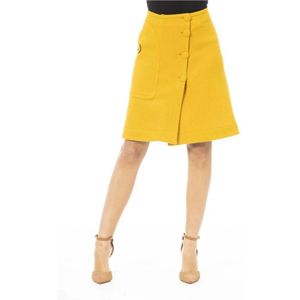 Jacob Cohën, Dames, Rokken, Geel, Maat: XS Wol,