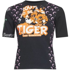 Marine Serre, Dames, Tops, Veelkleurig, Maat: S Katoen,