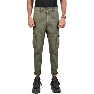 Xagon Man, Heren, Broeken, Groen, Maat: L Katoen,