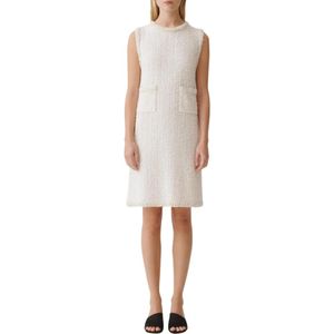 Fabiana Filippi - Jurk - Wit - Tweed