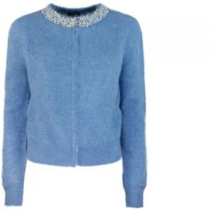 Liu Jo, Dames, Truien, Blauw, Maat: S