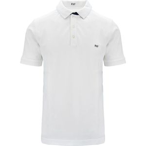 Fay, Heren, Tops, Wit, Maat: 2XL Katoen,