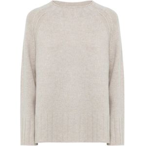 Alpha Studio, Dames, Truien, Beige, Maat: XS