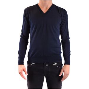 Hosio, Heren, Truien, Blauw, Maat: M Katoen,