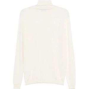 Lardini, Heren, Truien, Wit, Maat: S Zijde,