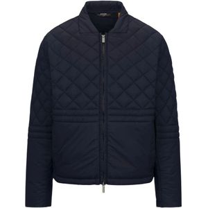 K-Way, Heren, Jassen, Blauw, Maat: M Nylon,