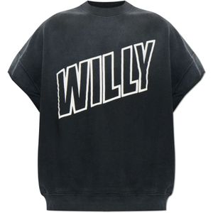 Willy Chavarria, Heren, Tops, Zwart, Maat: S