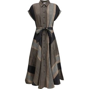 Sara Roka, Dames, Jurken, Veelkleurig, Maat: XL