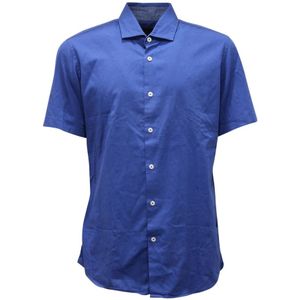 Liu Jo, Heren, Overhemden, Blauw, Maat: XL