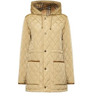 Burberry, Dames, Jassen, Beige, Maat: L Katoen,