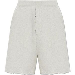 Dsquared2, Heren, Korte broeken, Grijs, Maat: L Katoen,