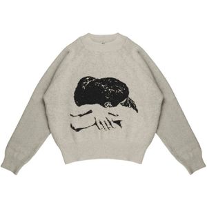 Carne Bollente, Heren, Truien, Beige, Maat: S Zijde,