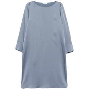 Le Tricot Perugia, Dames, Jurken, Blauw, Maat: XL