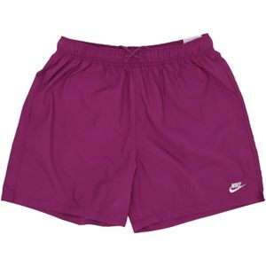 Nike, Heren, Badkleding, Paars, Maat: XL Poliester,