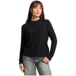 Armani Exchange, Dames, Truien, Zwart, Maat: L