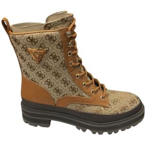 GUESS Fearne Combat Boot voor dames, Bruin, 38.5 EU