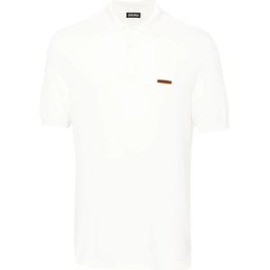 Zegna, Heren, Tops, Wit, Maat: 3XL Katoen,