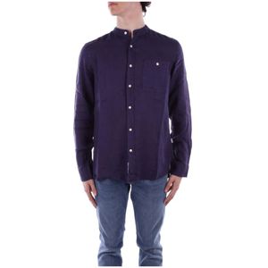 Woolrich, Heren, Jassen, Blauw, Maat: M Linnen,