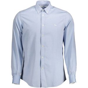 Harmont & Blaine, Heren, Overhemden, Blauw, Maat: XL Katoen,