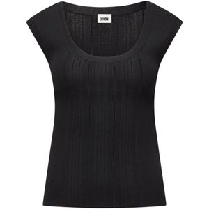 Drykorn, Dames, Tops, Zwart, Maat: XS
