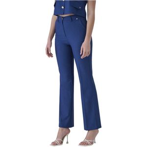 Kocca, Dames, Broeken, Blauw, Maat: S