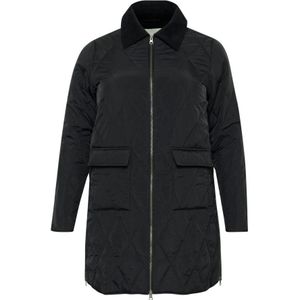Kaffe Curve, Dames, Jassen, Zwart, Maat: 3XL Polyamide,