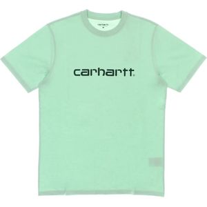Carhartt Wip, Heren, Tops, Groen, Maat: XL Katoen,