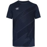 Umbro - League - T-shirt - Marine - Korte Mouwen - 100% Polyester