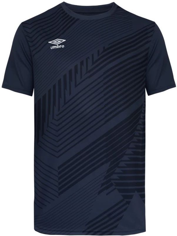 Umbro - League - T-shirt - Marine - Korte Mouwen - 100% Polyester