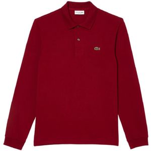 Lacoste, Heren, Tops, Rood, Maat: S Katoen,