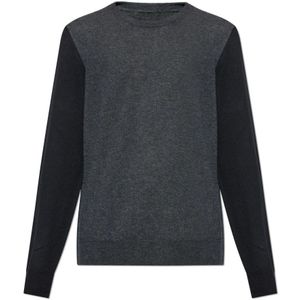 Maison Margiela, Heren, Truien, Grijs, Maat: L Wol,