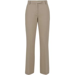 Douuod Woman, Dames, Broeken, Beige, Maat: S