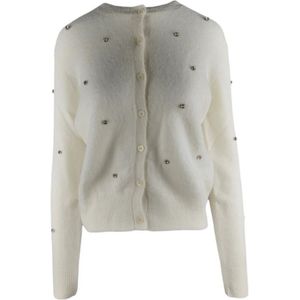 MC2 Saint Barth, Dames, Truien, Wit, Maat: M Wol,