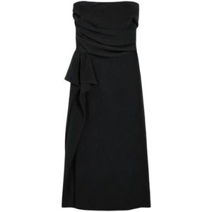 Max Mara, Dames, Jurken, Zwart, Maat: 2XL