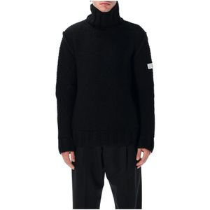 MM6 Maison Margiela, Heren, Truien, Zwart, Maat: L