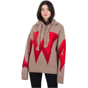 JW Anderson, Dames, Sweatshirts & Hoodies, Beige, Maat: XS