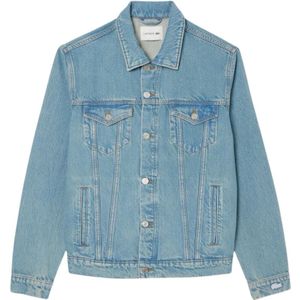 Lacoste, Heren, Jassen, Blauw, Maat: 3XL Denim,