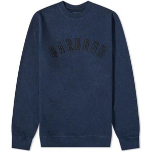 Barbour, Heren, Sweatshirts & Hoodies, Blauw, Maat: XL Katoen,