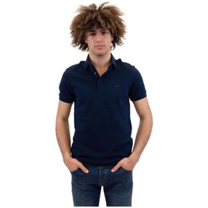 Lacoste, Heren, Tops, Blauw, Maat: M