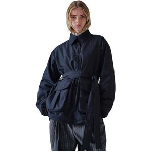 Bacon Clothing, Dames, Jassen, Blauw, Maat: S Katoen,