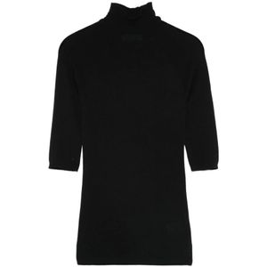 Majestic Filatures, Dames, Truien, Zwart, Maat: S Wol,