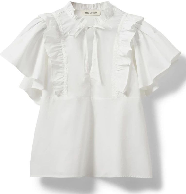 Sofie Schnoor - Blouse - Wit - Katoen